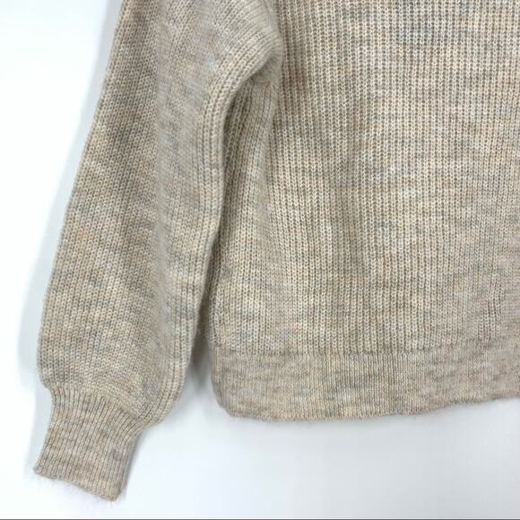 Vero Moda Paddy Birch Balloon Sleeve Sweater Women’s Size XS Knit Pullover Beige - Picture 8 of 10